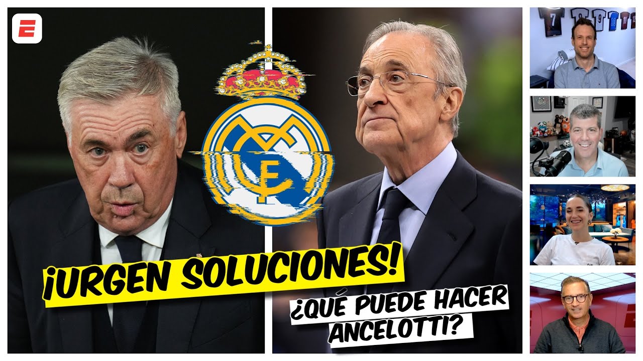 CRISIS INESPERADA EN REAL MADRID, a Carlo Ancelotti le urge encontrar soluciones | Exclusivos