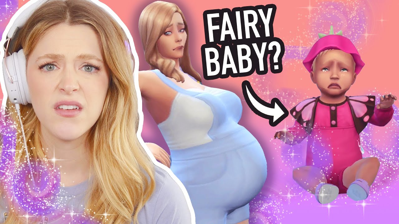 Is Having A FAIRY BABY Different In The Sims 4?| Fairy Baby Challenge Part 4