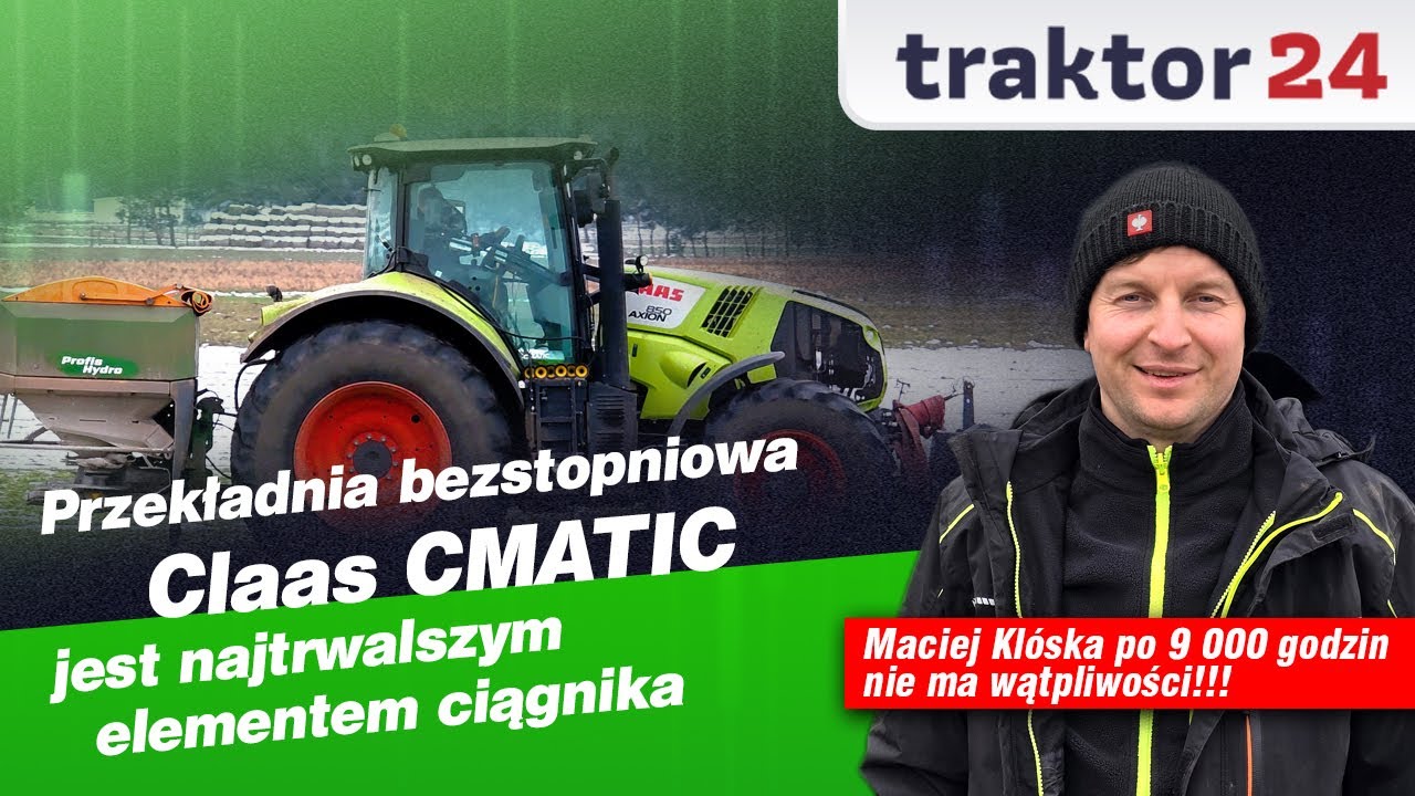 Claas CMATIC najtrwalszym elementem ciągnika. To ocena rolnika po 9 tys. godzin #claas #traktor24