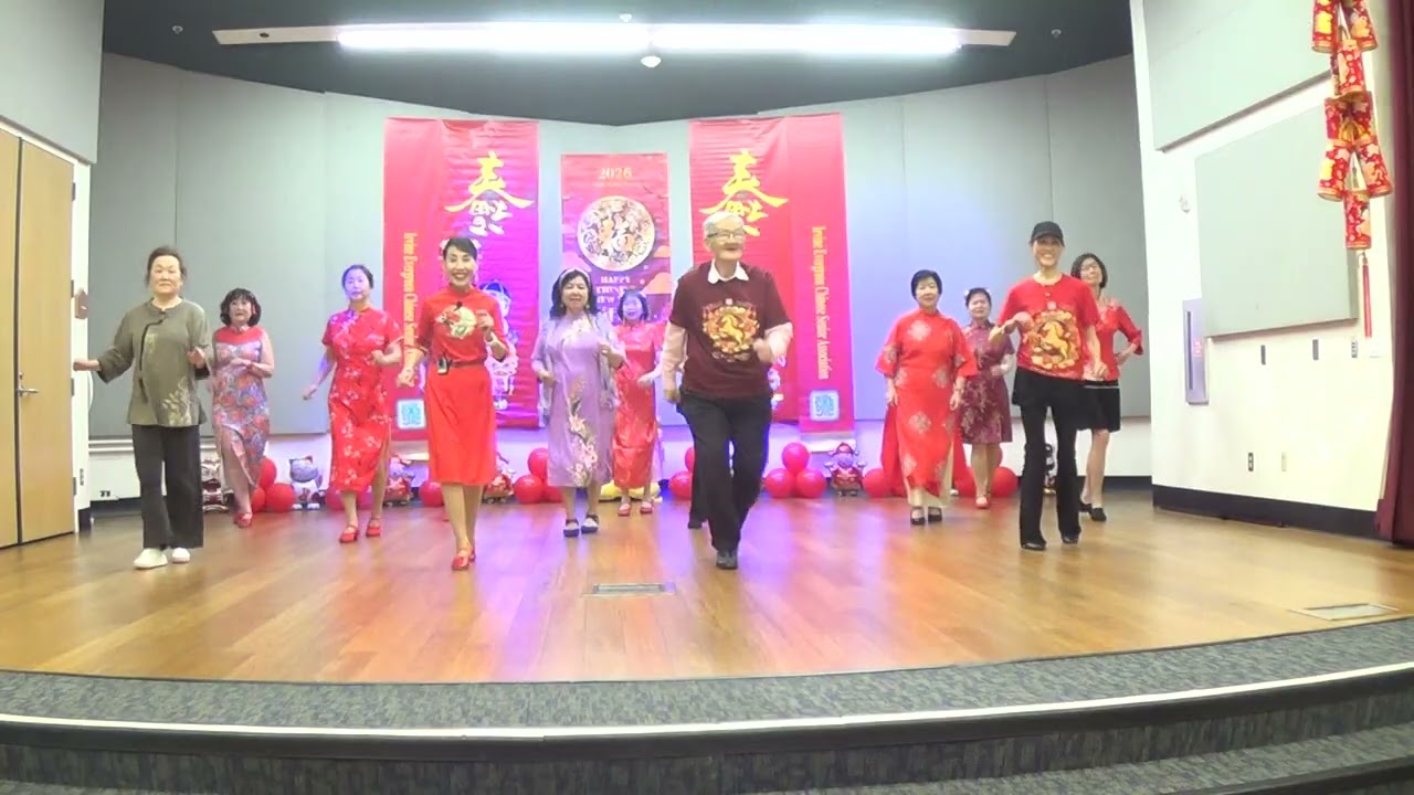 2-20-2026 Lunar New Year Celebration. Line Dancing Active Adults Friday Class.
