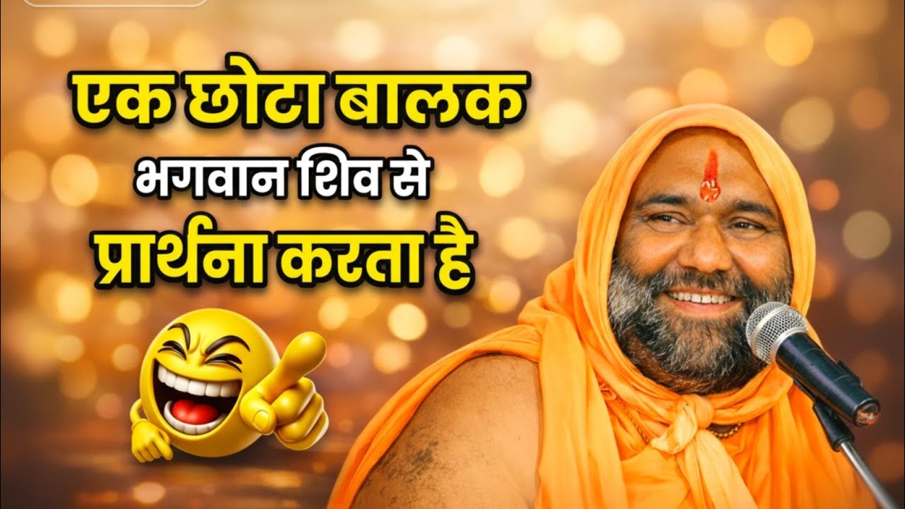 😳 जब छोटे बच्चे की प्रार्थना भगवान शिव ने सुनी… सब हँस पड़े | Vishnu Chetan Ji Maharaj