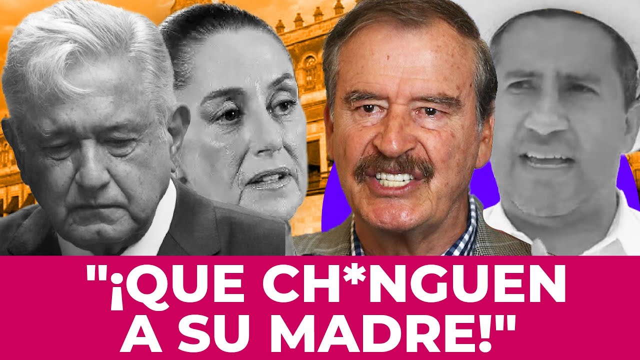¡NO AGUANTÓ MÁS! Vicente Fox explota contra Sheinbaum y AMLO por el atentado a Carlos Manzo