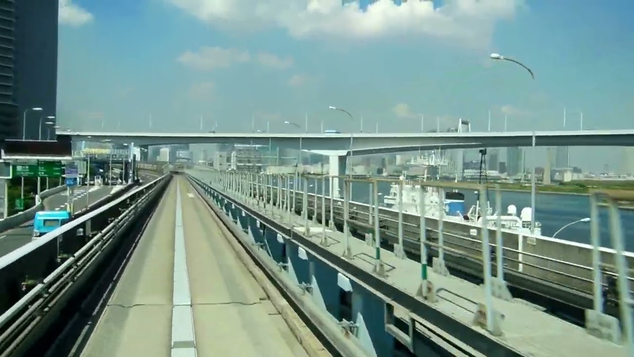 Tokyo - Yurikamome - From Tokyo Big Sight (U11) to Shimbashi (U01) - 7000 series