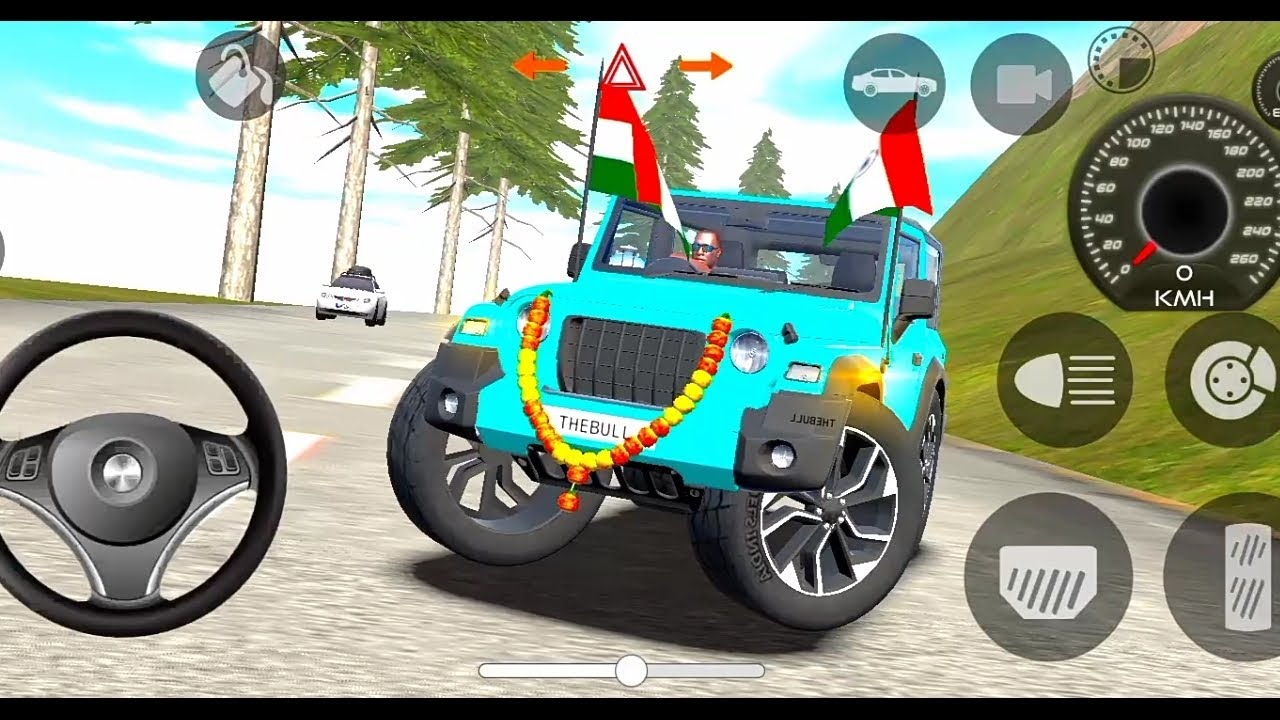 Modified Mahindra Thar😈Games:Indian Cyan  Thar (Gadi Wala Games) Car Game Android Game - #2025​