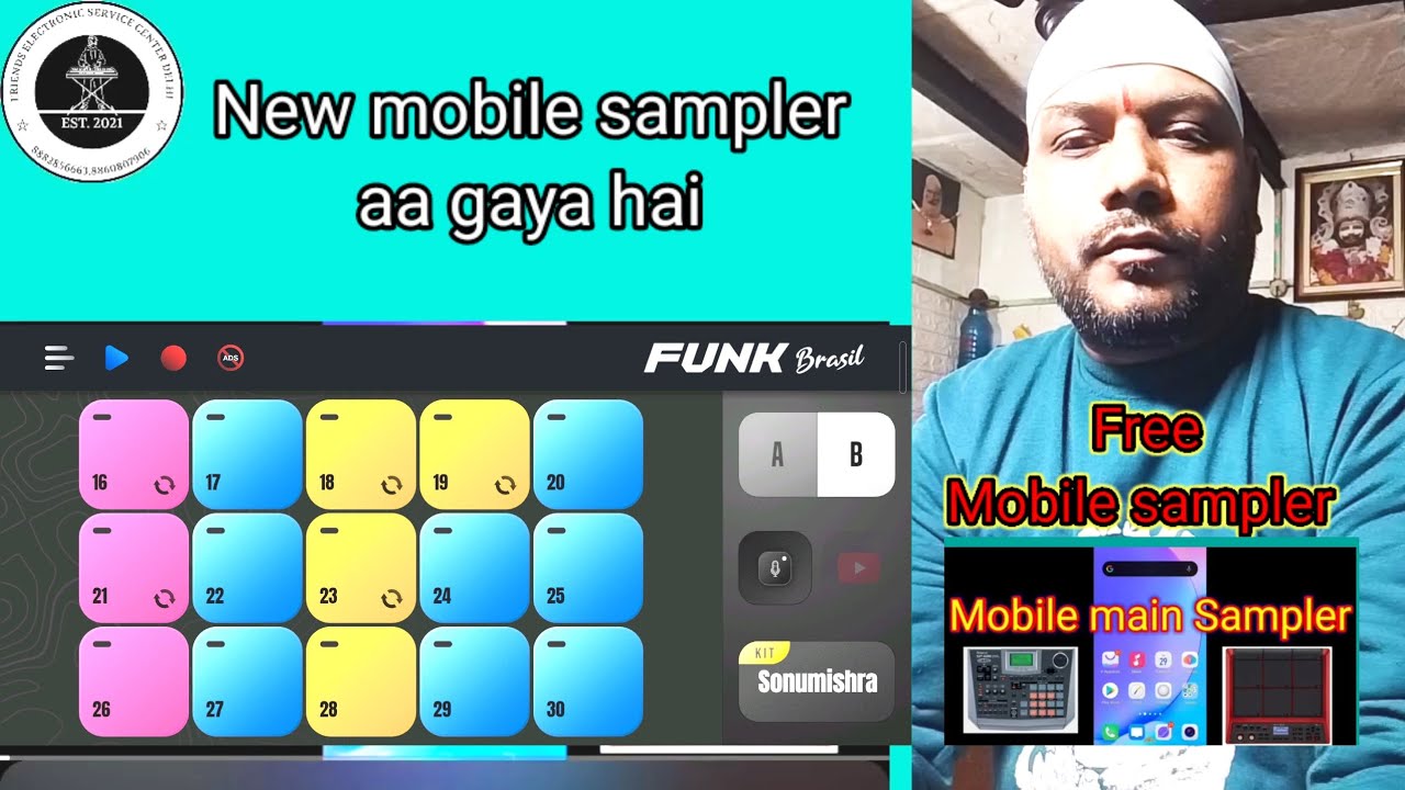 Android mobile sampler | How to play loop in mobile | Mobile main sampler chalaye | Play loop 2025