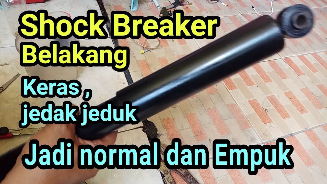 Cara memperbaiki Shockbreaker mobil | GANTI OLI dan ISI GAS shock belakang agar normal dan empuk