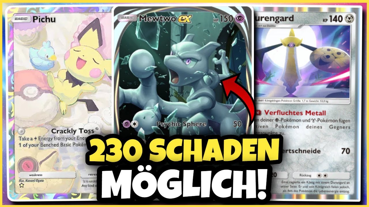 Durengard + Mewtwo EX = 230 DMG?! UNGLAUBLICHE KOMBO! | Pokémon TCG Pocket