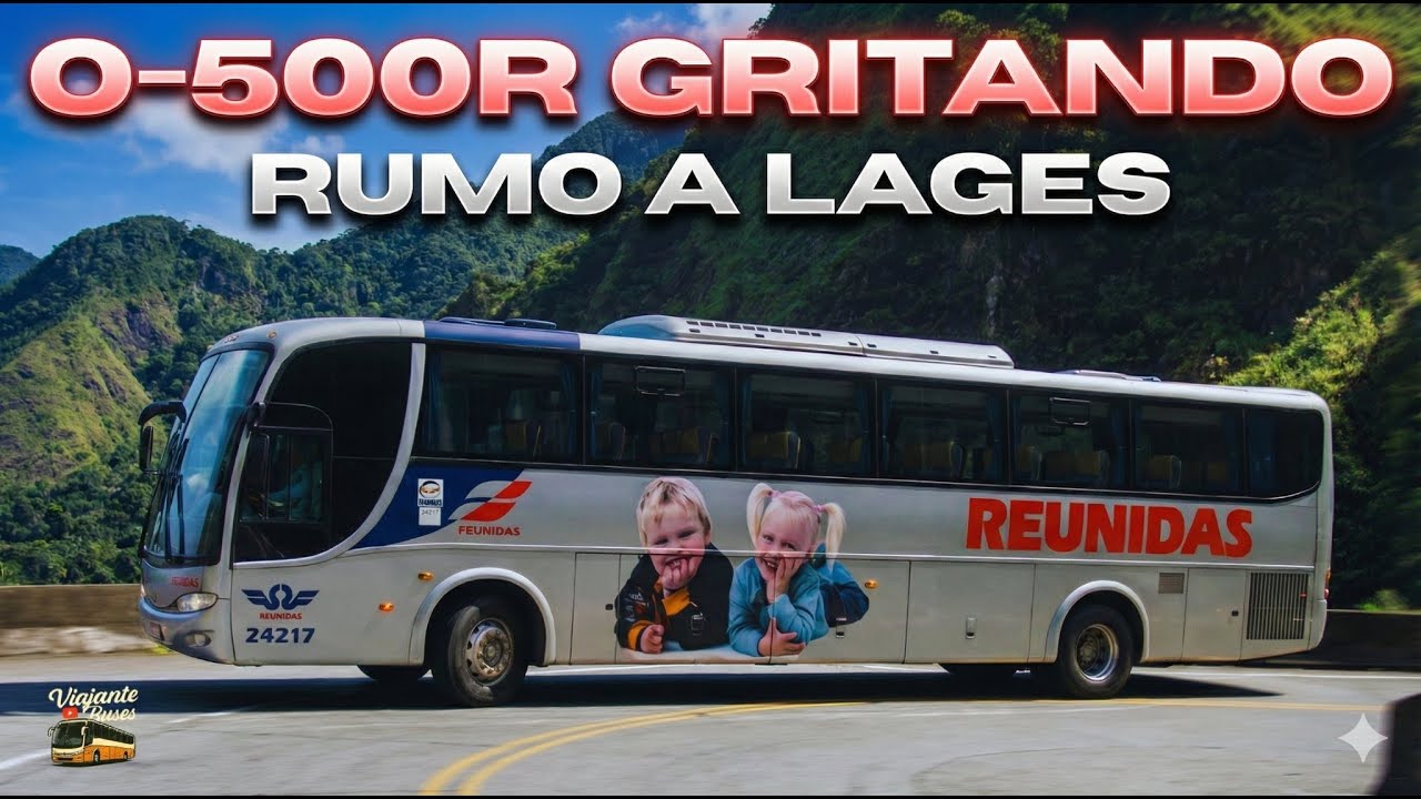 SUBINDO A SERRA COM O O500R! O Clássico Marcopolo G6 em Ação