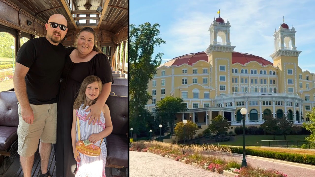 Riding the Historic French Lick Trolley to West Baden Springs Resort!