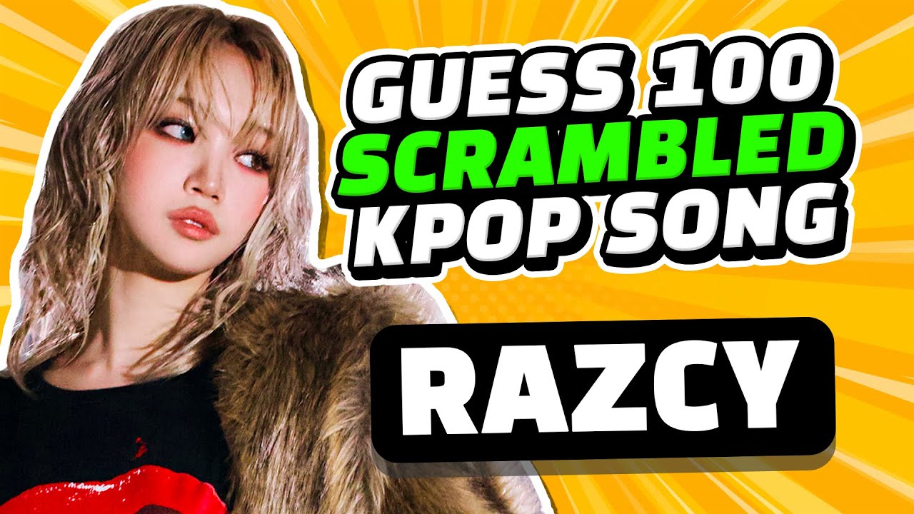 GUESS 100 SCRAMBLED: POPULAR KPOP SONGS 2024 | KPOP QUIZ
