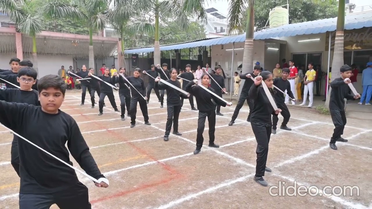 Rock with the Band drill class 8 Annual Sports Day