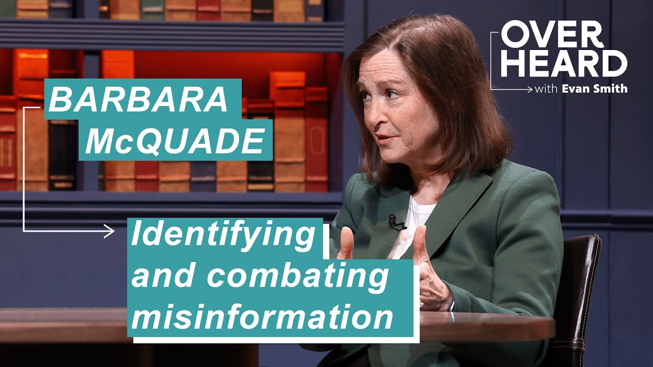 Barbara McQuade explains how misinformation leads to disengagement | Overheard with Evan Smith