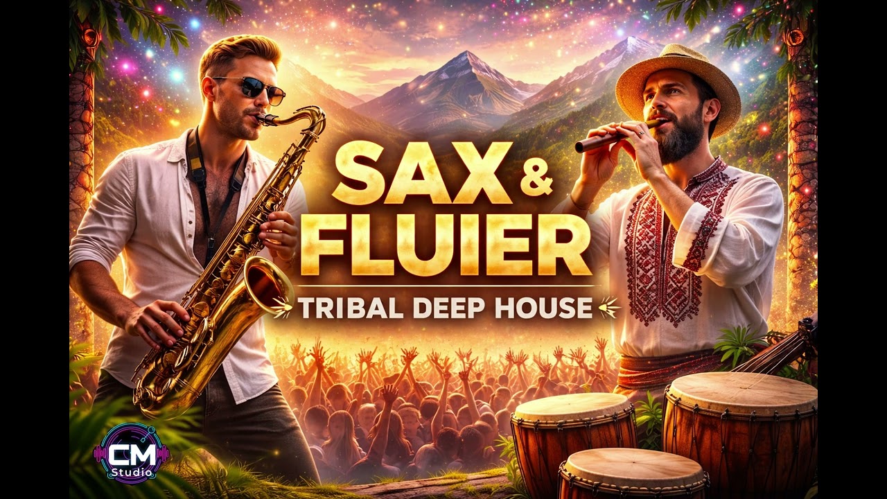 TRIBAL DEEP HOUSE SAX & FLUIER 🇷🇴 Romanian Folk Vibes | Carpathian Festival Vibes | CM Studio