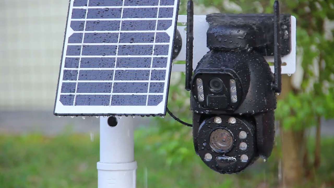 Dual Lens Dual View 20x Zoom Solar Camera