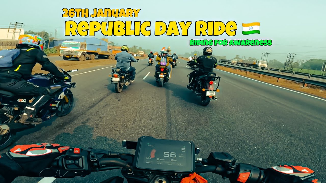 Republic Day Morning Ride 🇮🇳 | Riders Awareness Campaign Vol 8.0 | KTM duke 390