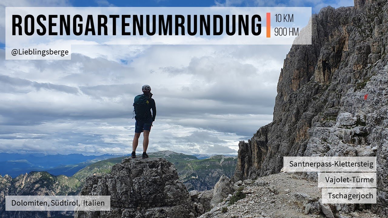 Rosengartenumrundung - Im Herz der Südtiroler Dolomiten.