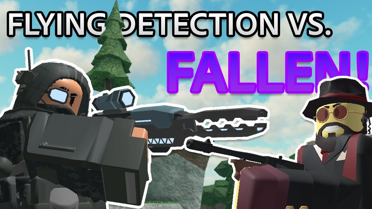Flying Detection ONLY VS. Fallen Mode | Roblox | Tower Defense Simulator