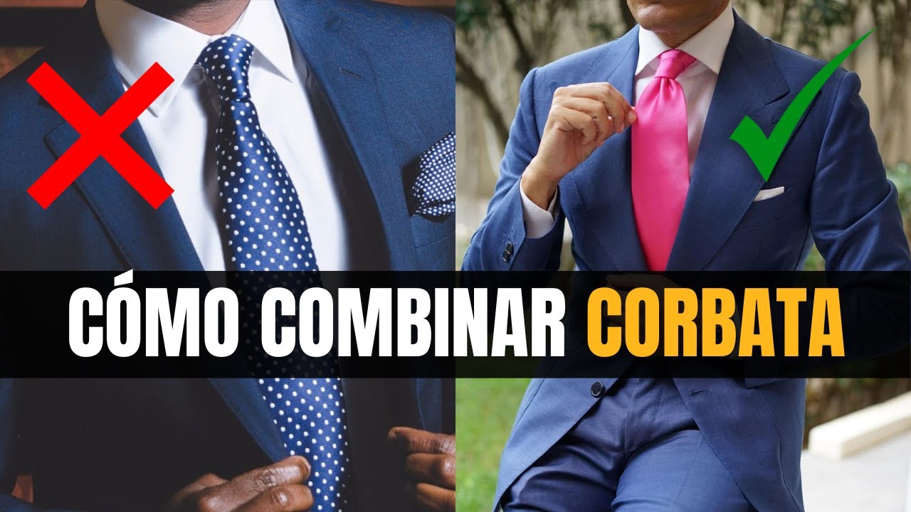 REGLAS al combinar CORBATA - ¡Deja de cometer este ERROR! ⚠️