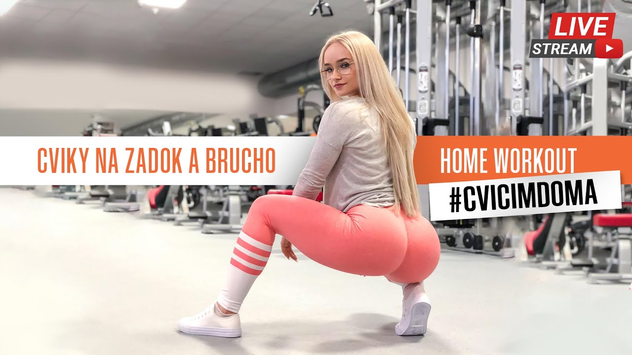 GymBeam Team HomeWorkout l Domáci tréning na zadok a brucho l Zuzana Kardošová