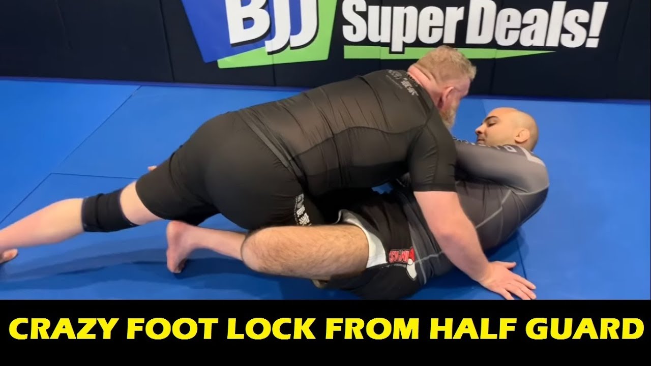 Crazy Foot Lock From Half Guard by Warren Brooks