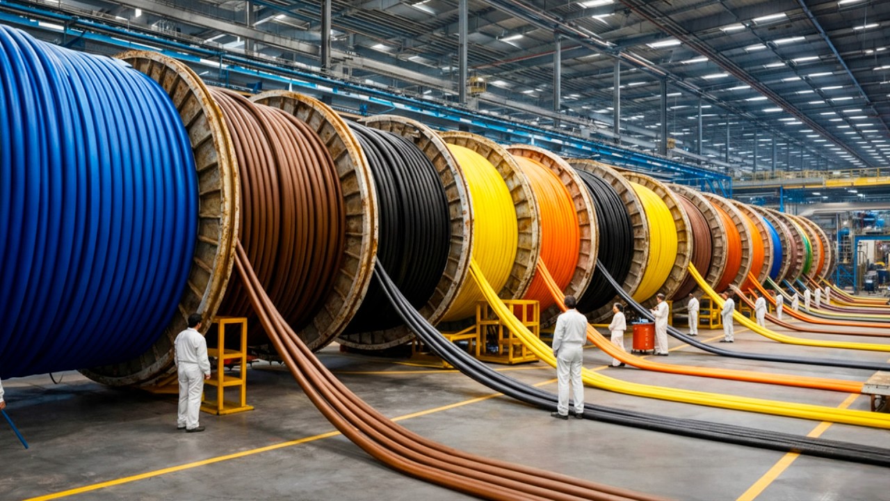 Comment des milliards de fils électriques sont fabriqués dans cette usine géante