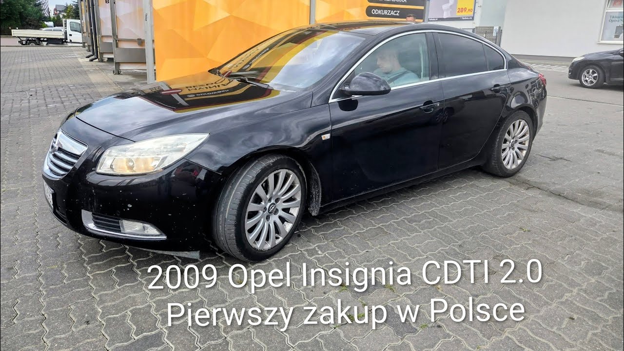 2009 Opel Insignia CDTI 2.0  kupiony dla syna w sierpniu 2025 roku - omyłkowo podane mile w video