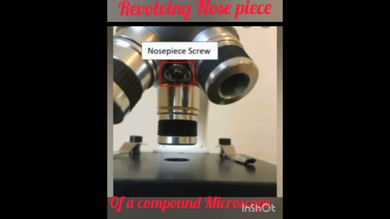 #short# video,Revolving Nose piece of Microscope🔬🔬🔬