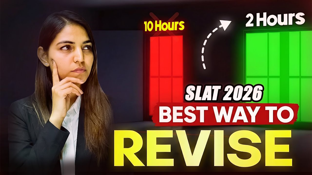 SLAT 2026 Last 24 Hours Revision Strategy | Best Final-Day Techniques to Boost Your Score