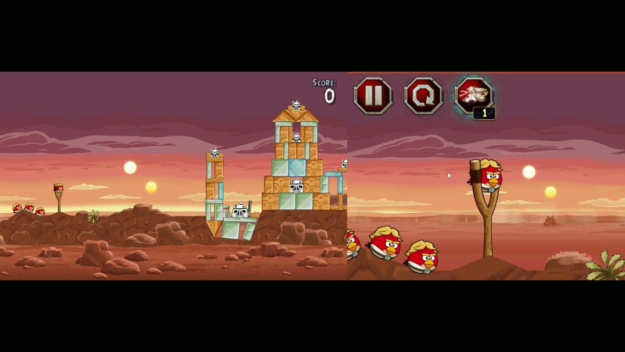 Angry Birds Star Wars [Nintendo 3DS] - Gameplay 4K