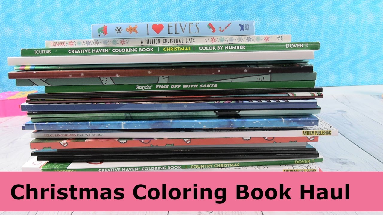 Huge Adult Christmas Coloring Book Haul Share & Flip Through | PaulAndShannonsLife