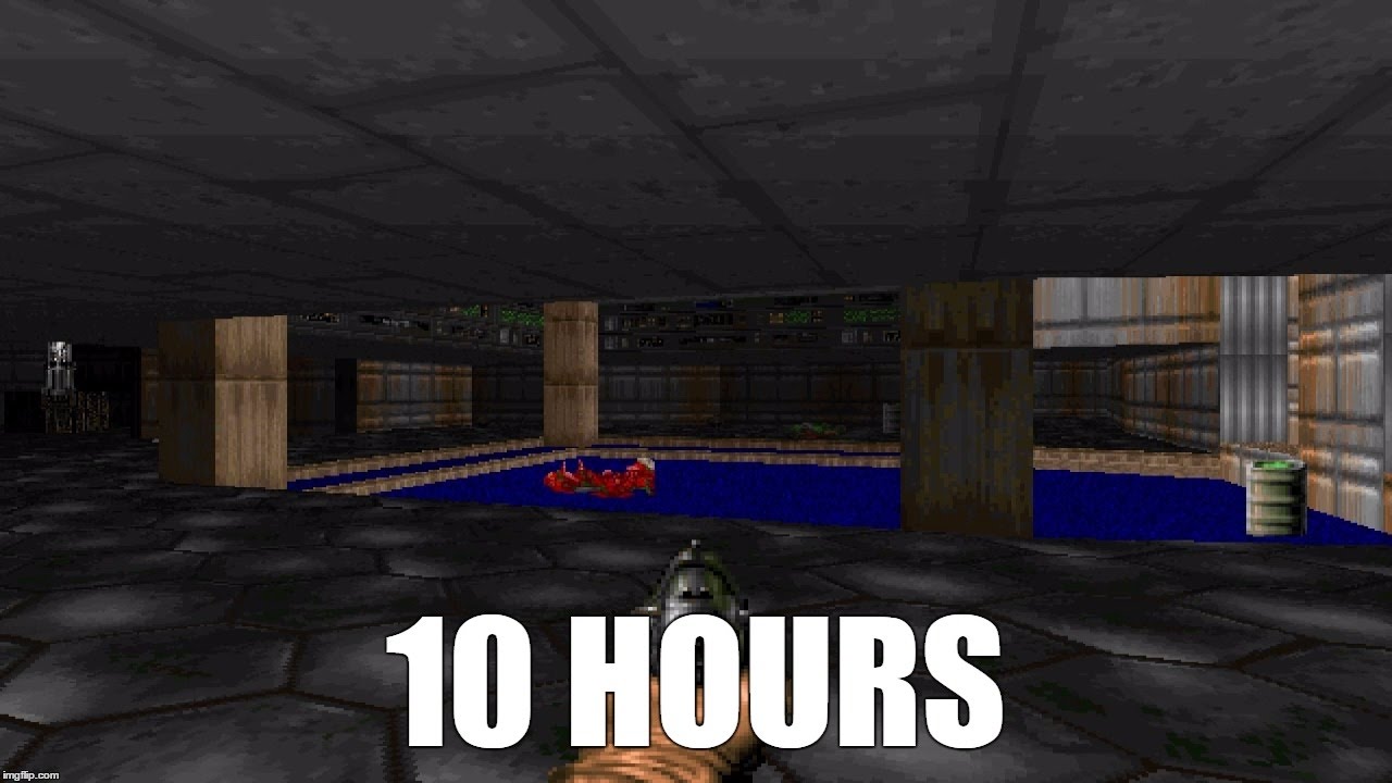 Doom - E1M1 Extended (At Doom's Gate) (10 Hours)