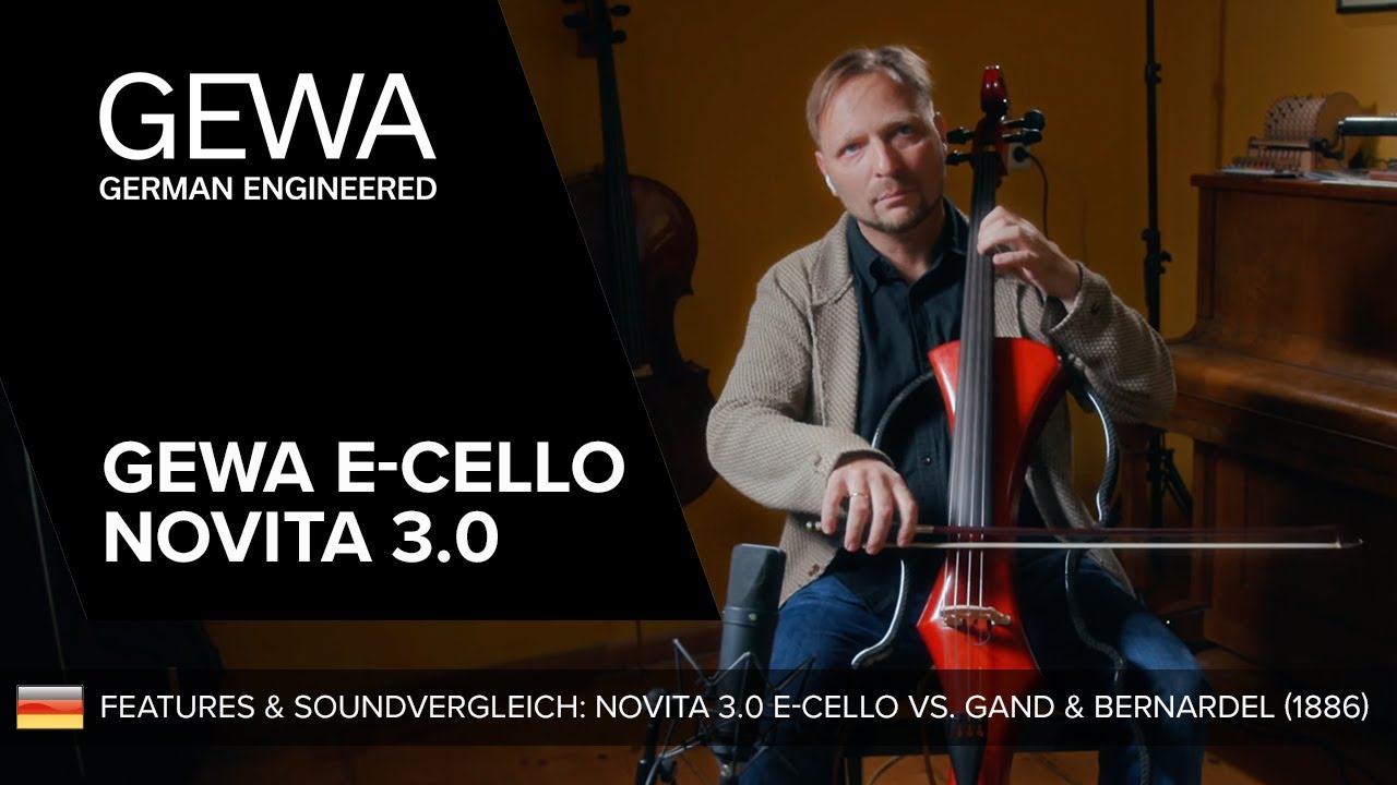 RAW SOUND COMPARISON & FEATURES 🇩🇪🎶 GEWA E-Cello NOVITA 3.0 VS. Gand & Bernardel Cello (1886)