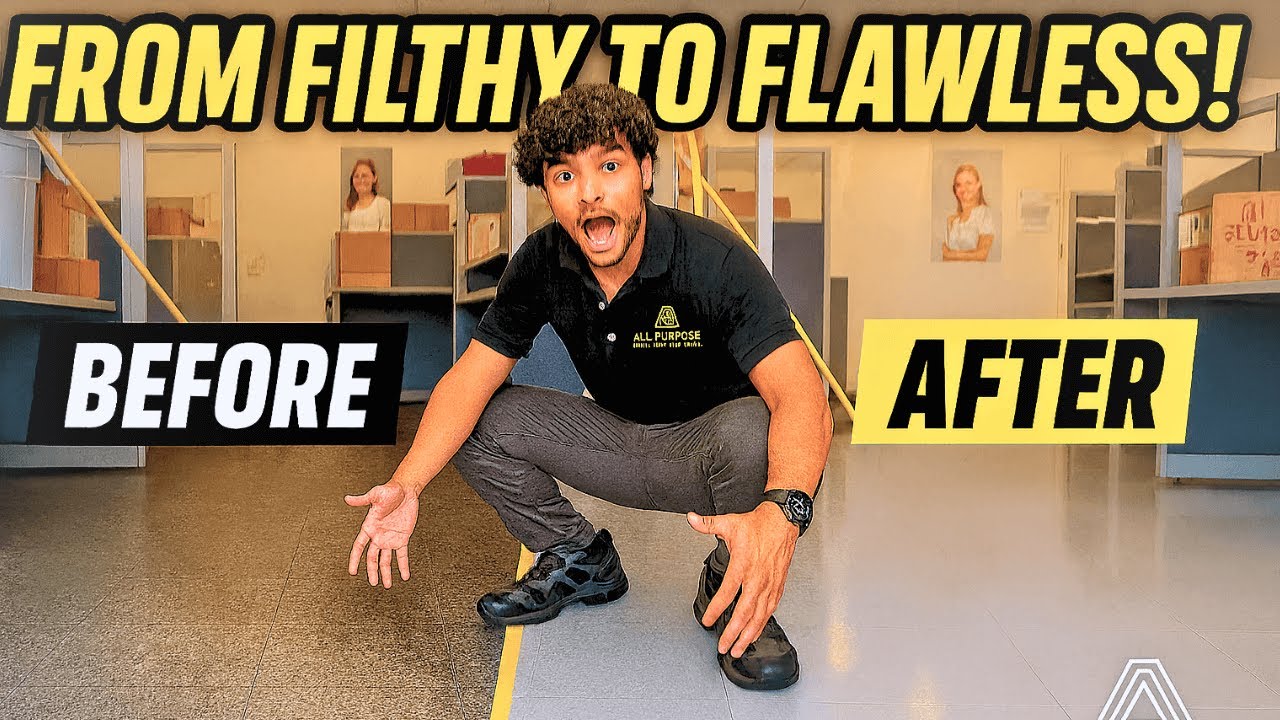 Nobody Expected This Office Floor to Shine Again...