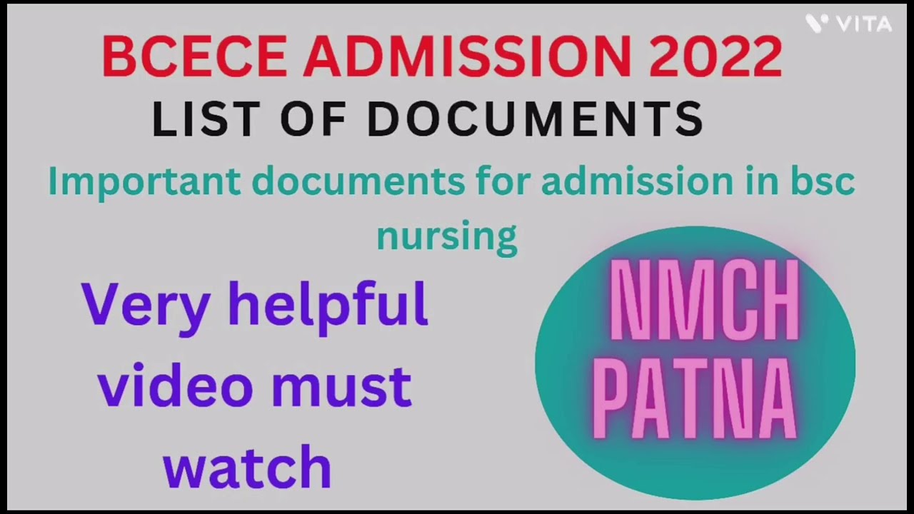 BCECE 2022 DOCUMENTS LIST FOR ADMISSION || BCECE PCB/PCM/PCMB COUNSELLING DOCUMENTS