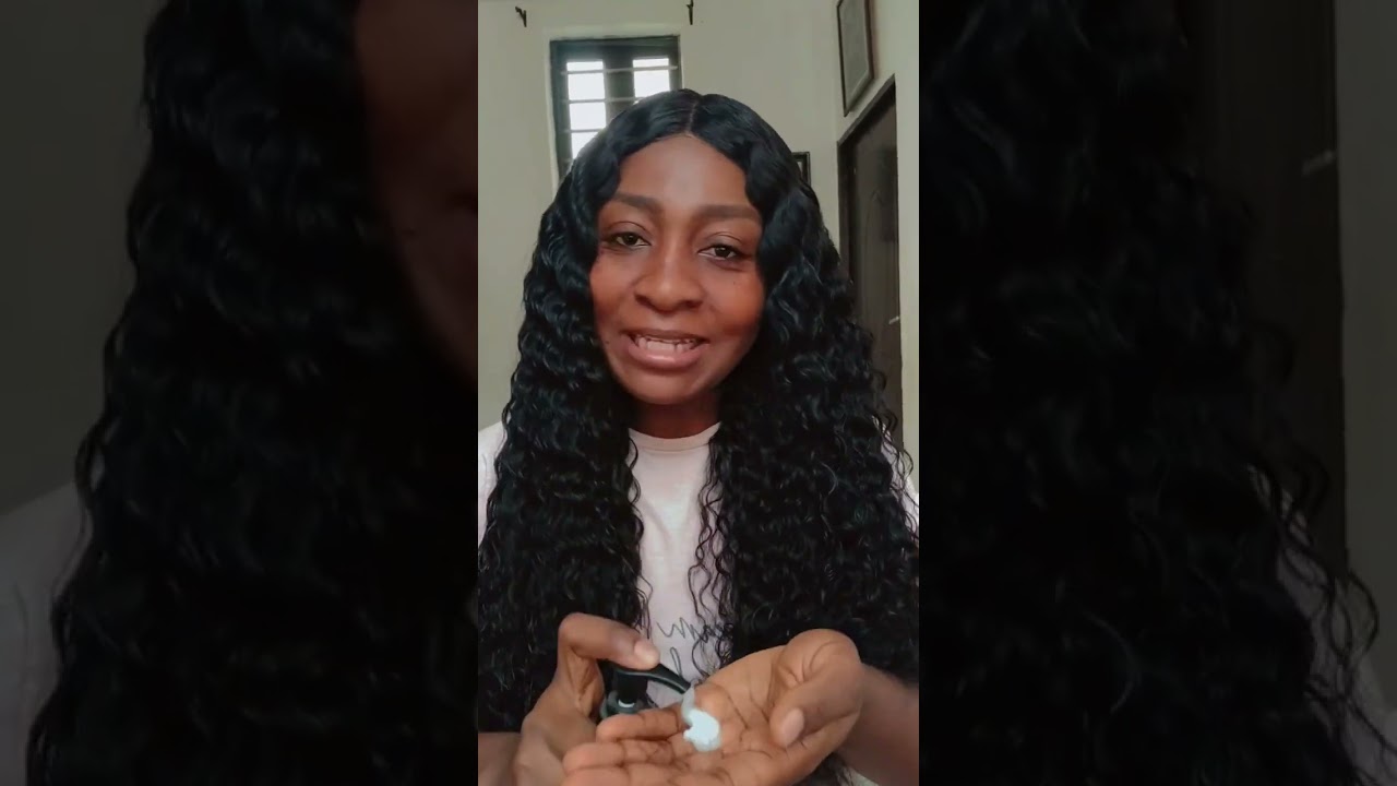 How to style your curly wig before use and some curly hair products you  can use. 