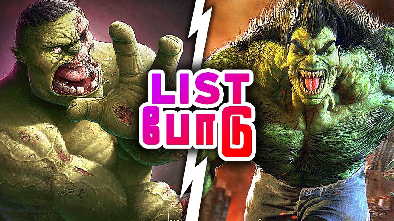 Top 5 கொடூரமான HULK Versions (தமிழ்)