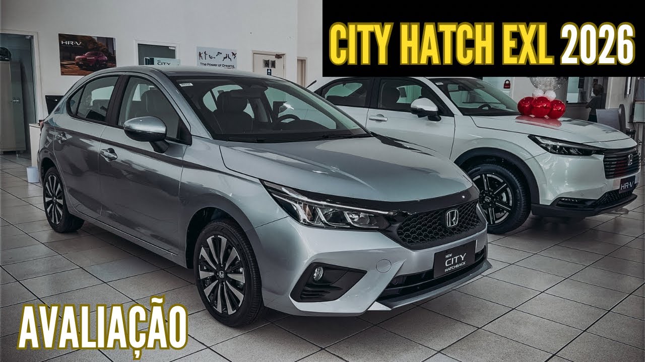 NOVO HONDA CITY HATCH EXL 2026 EM DETALHES