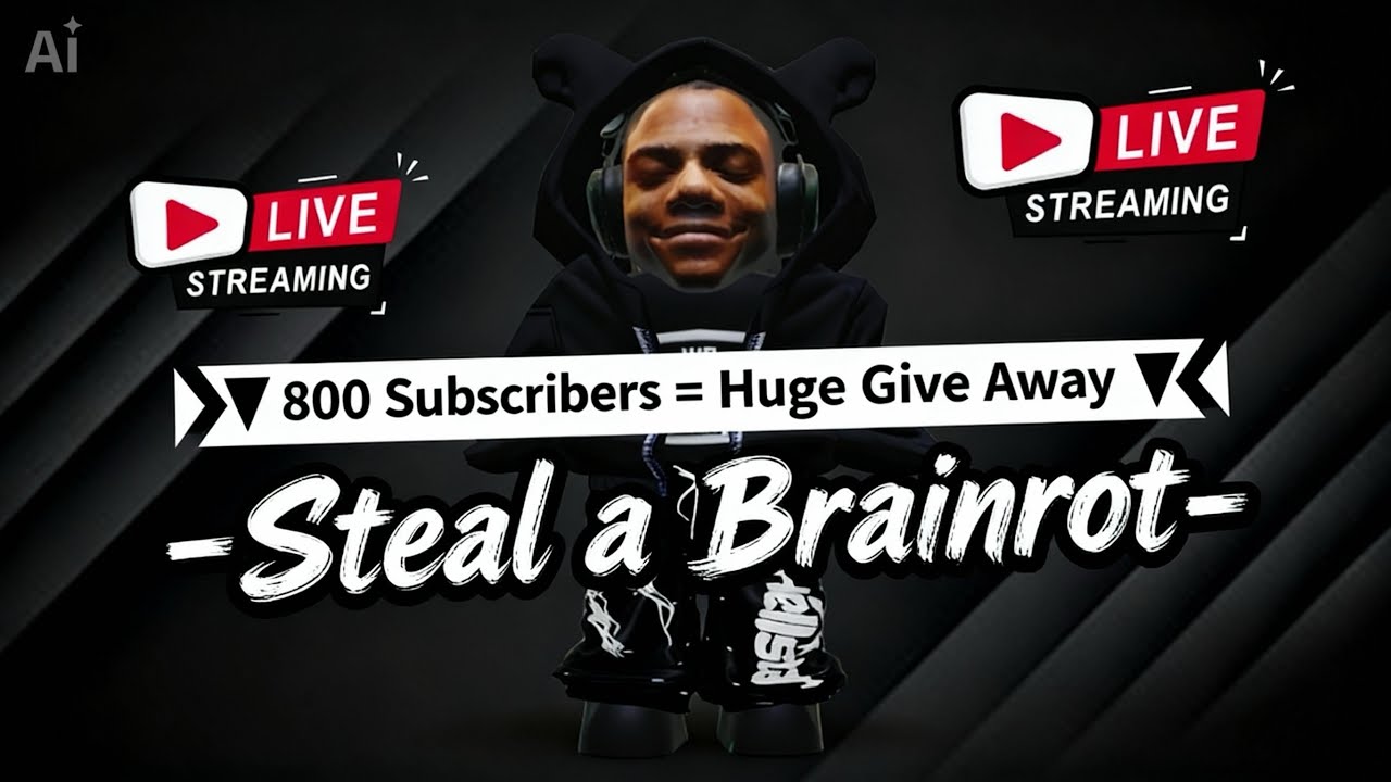 [Steal a Brainrot Trading And PvPing Live Untill 800 Subs For Huge GiveAway][#stealabrainrot #live