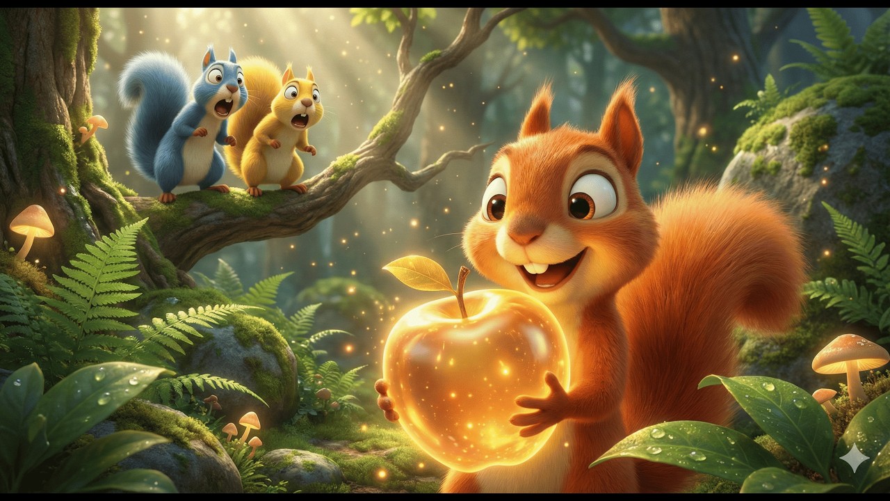 حدوتة السنجاب الذكي والفاكهة الذهبية 🐿️ قصص اطفال قبل النوم