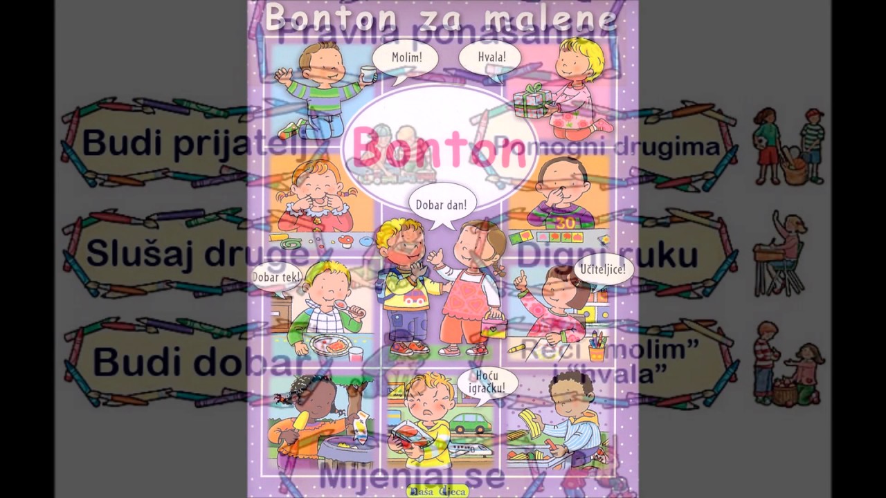 Bonton za djecu: 24 pravila ponašanja