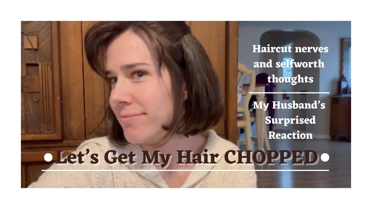Getting a 90's BOB haircut for the first time - Surprising my husband - VLOG