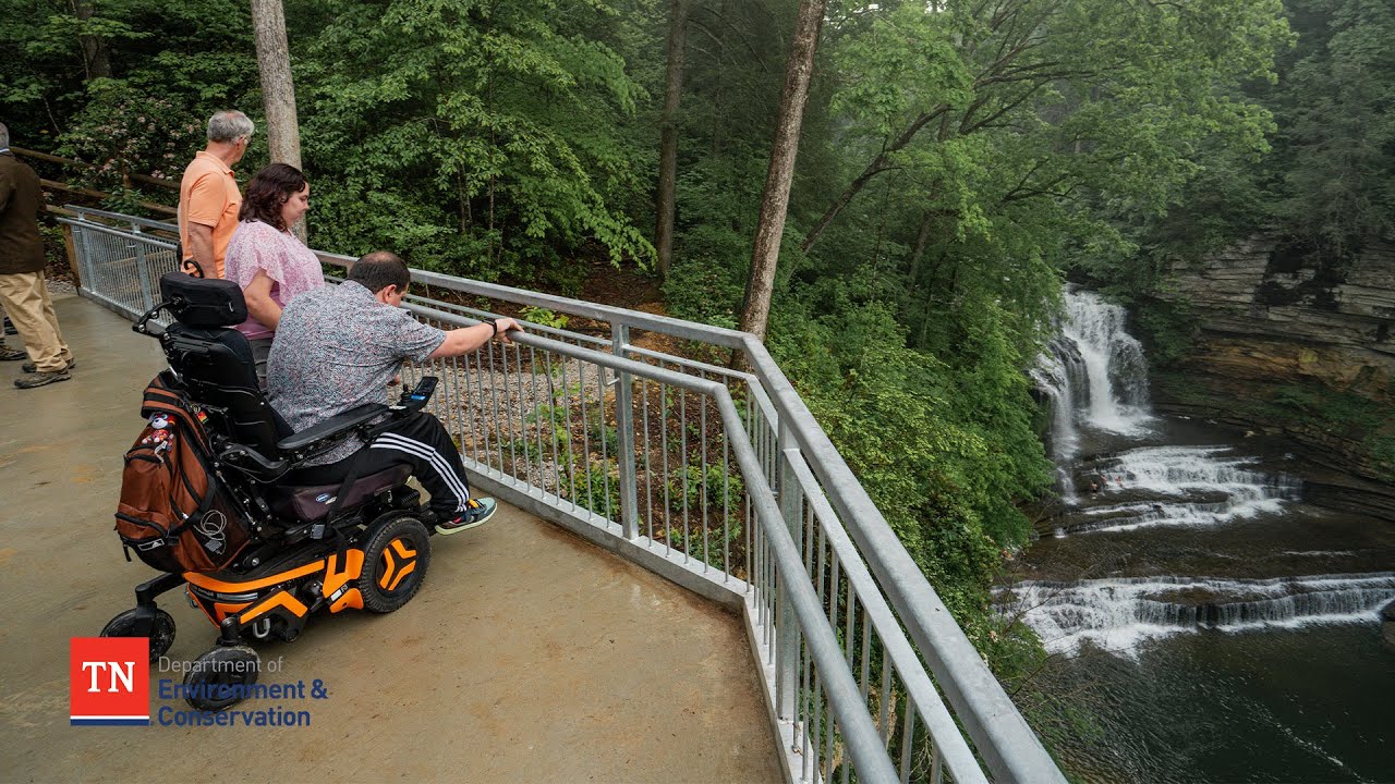 Celebrating the new Cummins Falls accessible overlook