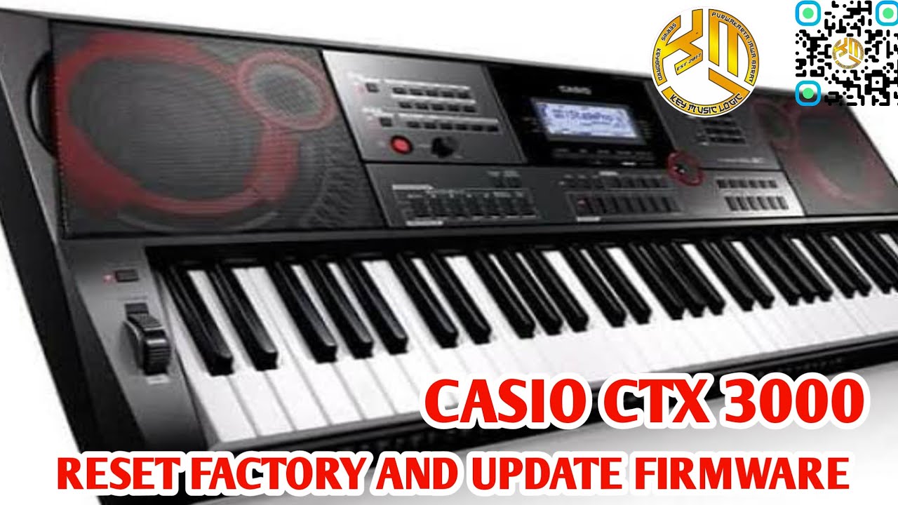 Update firmware Casio CTX3000