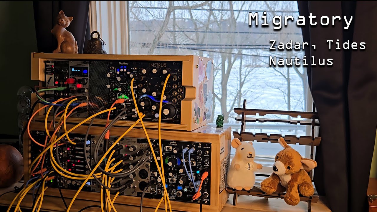 Migratory - Generative Ambient Eurorack Modular piece no. 155 - Zadar, Tides, Nautilus