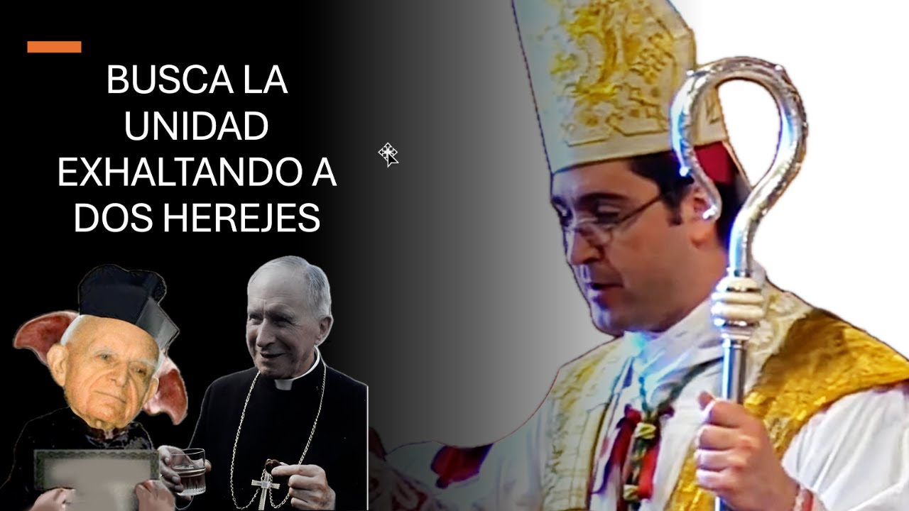 BUSCA LA UNIDAD EXALTANDO A DOS HEREJES, ARGUMENTOS MERAMENTE HUMANOS