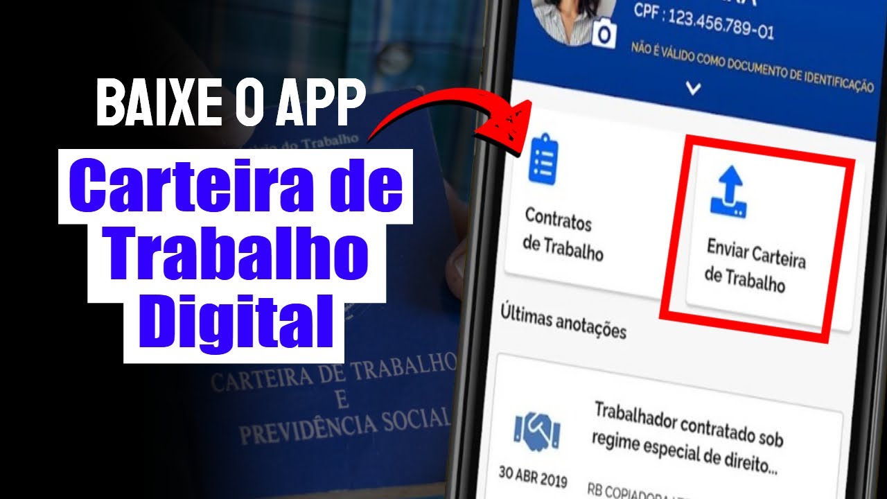 Carteira de Trabalho Digital | Como Baixar e Usar o App Carteira de trabalho Digital no Celular