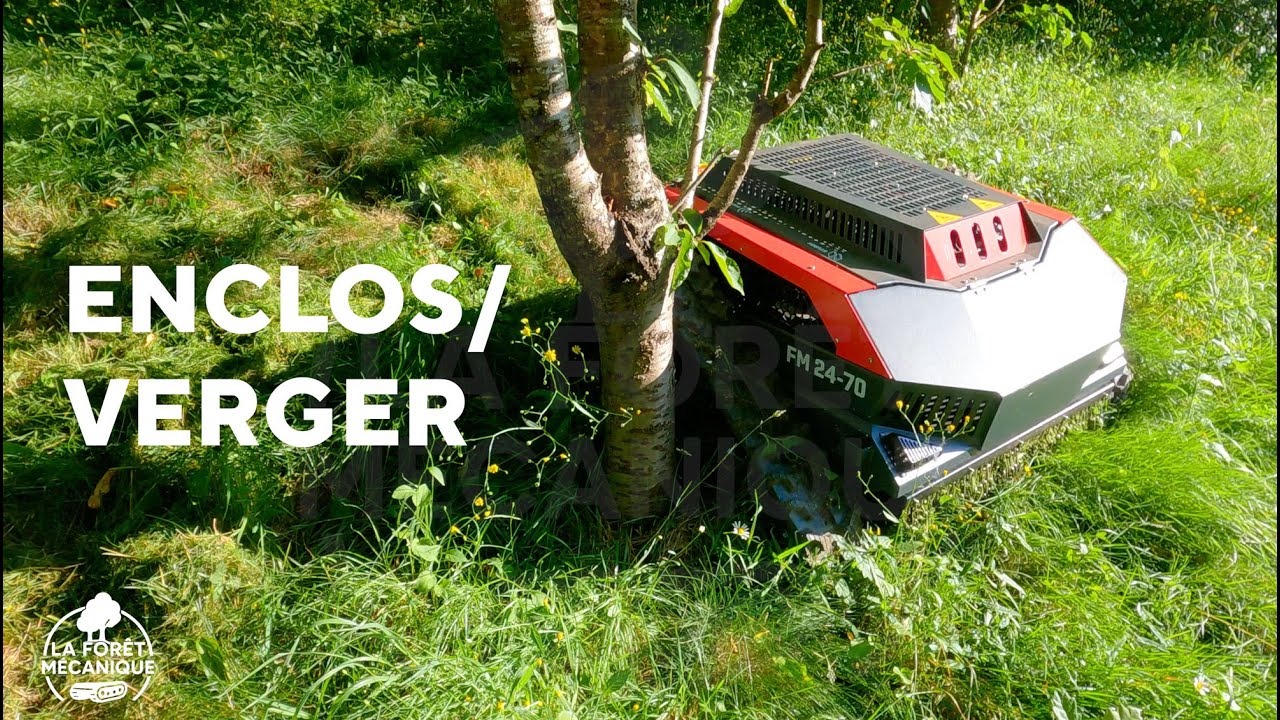 Premier essai du robot débroussailleur Bluebird FM 24-70