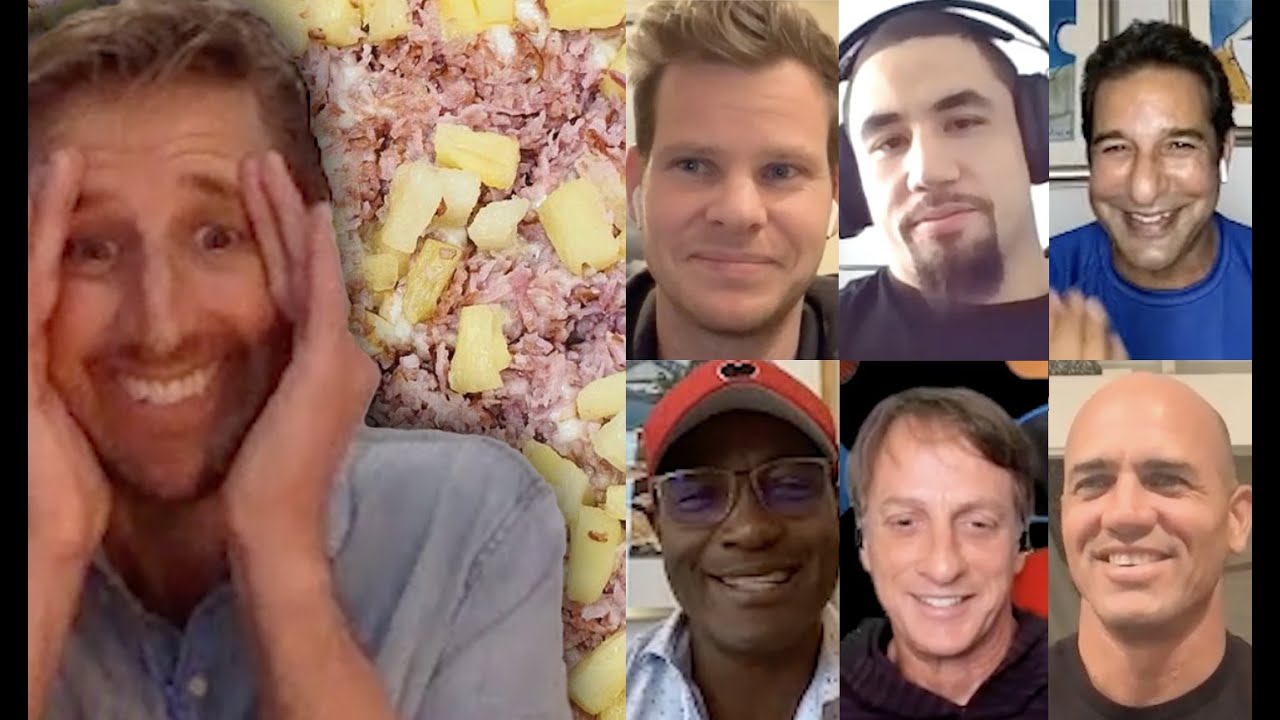 Pineapple on Pizza: YES or NO | Ft. Kelly Slater, Wasim Akram, Tony Hawk, Ian Botham & More