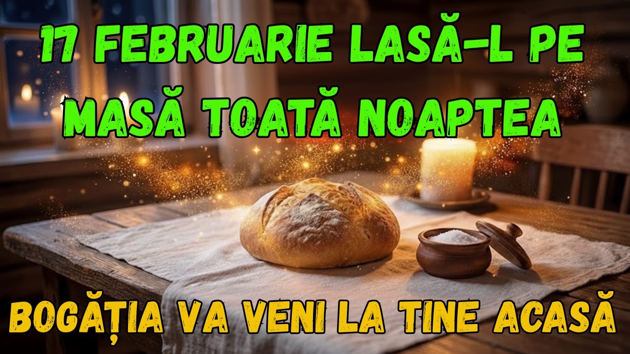 17 februarie Lasă ASTA pe masă peste noapte - prosperitatea va veni în casă