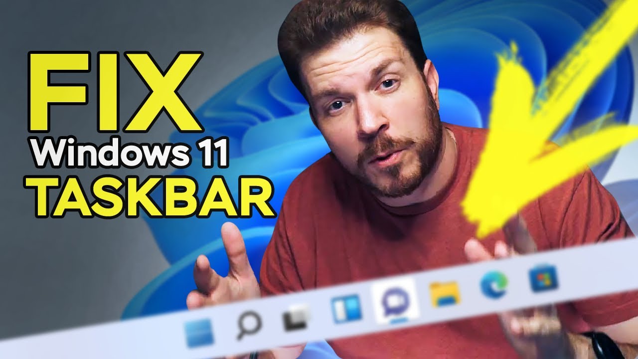 windows 11 taskbar customization and move left